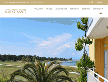 Tablet Screenshot of karayiannis-hotel.gr